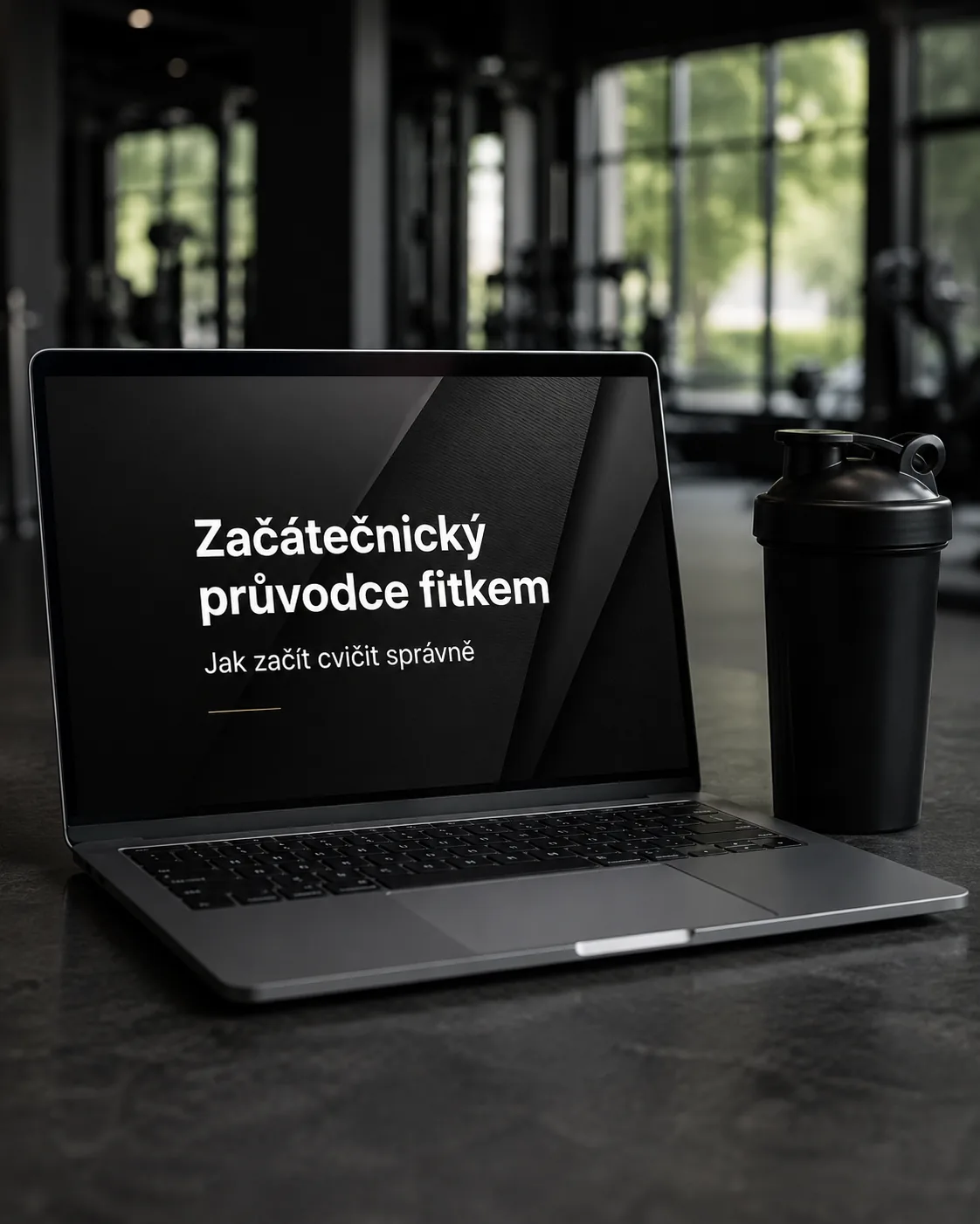 E-book na notebooku