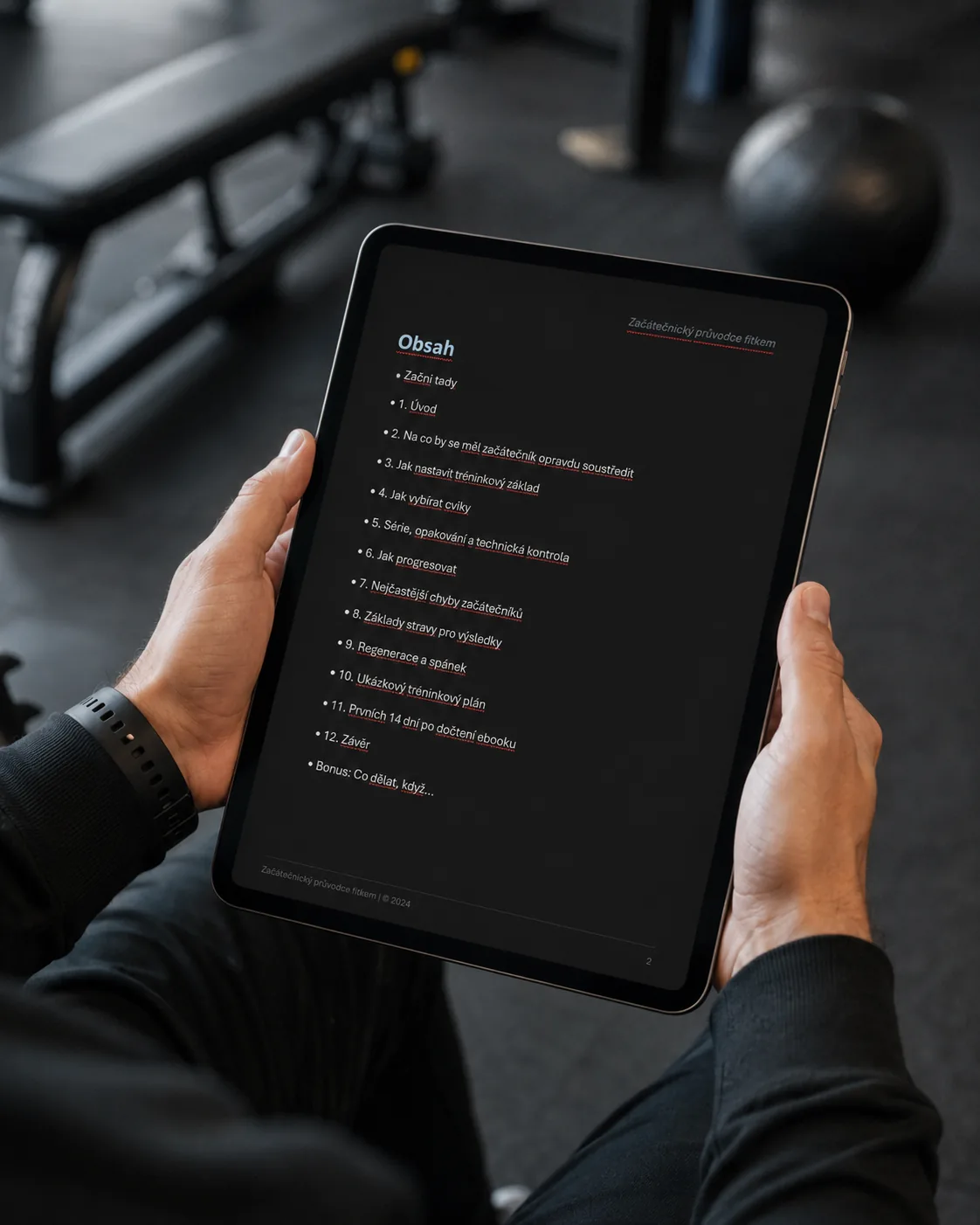 E-book na tabletu